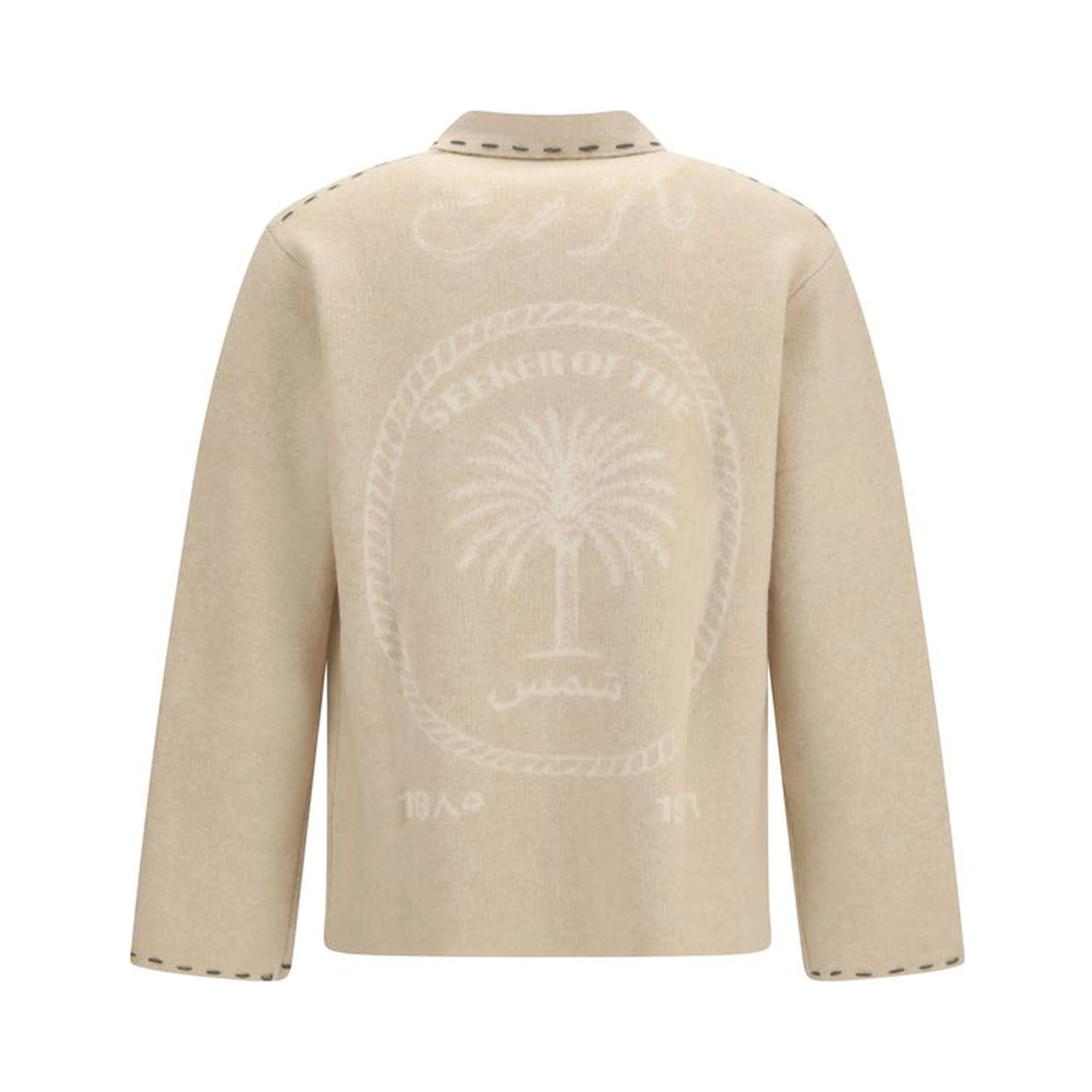 Beige Cashmere Cardigan