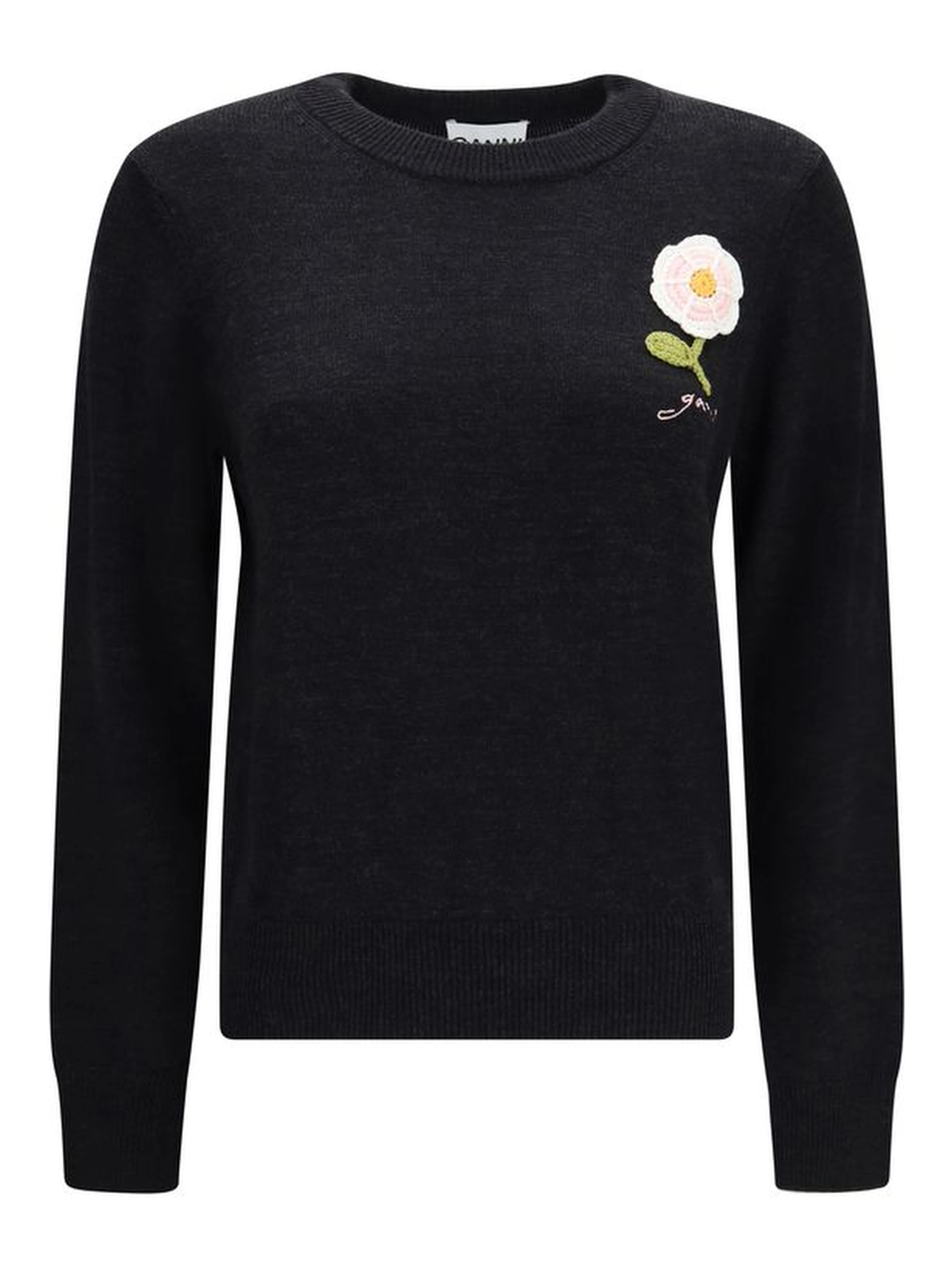 Black Wool Oves Aries Sweatshirt
