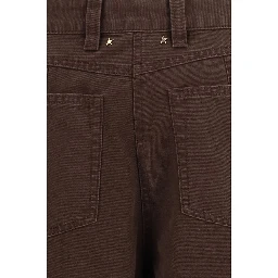 Brown Cotton Cargo Pants