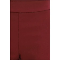 Bordeaux Viscose Casual Pants
