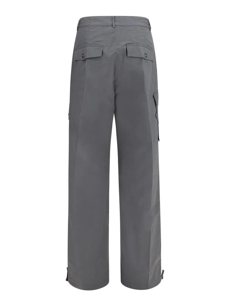 Gray Cotton Cargo Pants alternative