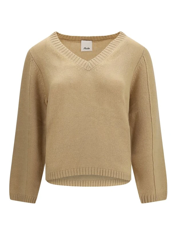 Beige Cashmere Sweater