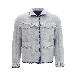 Blue Alpaca Vicugna Pacos Full-Length Jacket