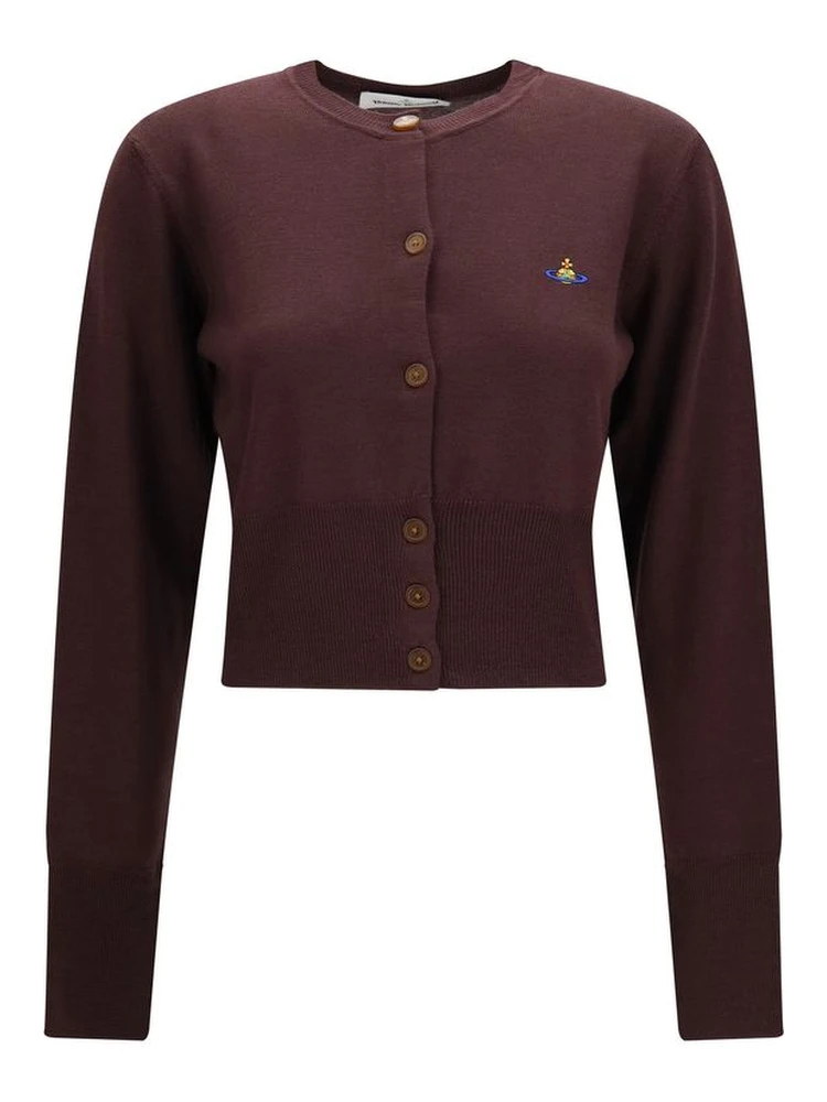 Purple Silk Cardigan