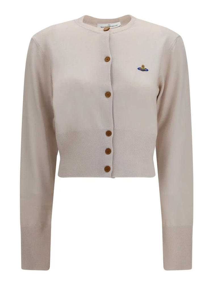 Beige Silk Cardigan