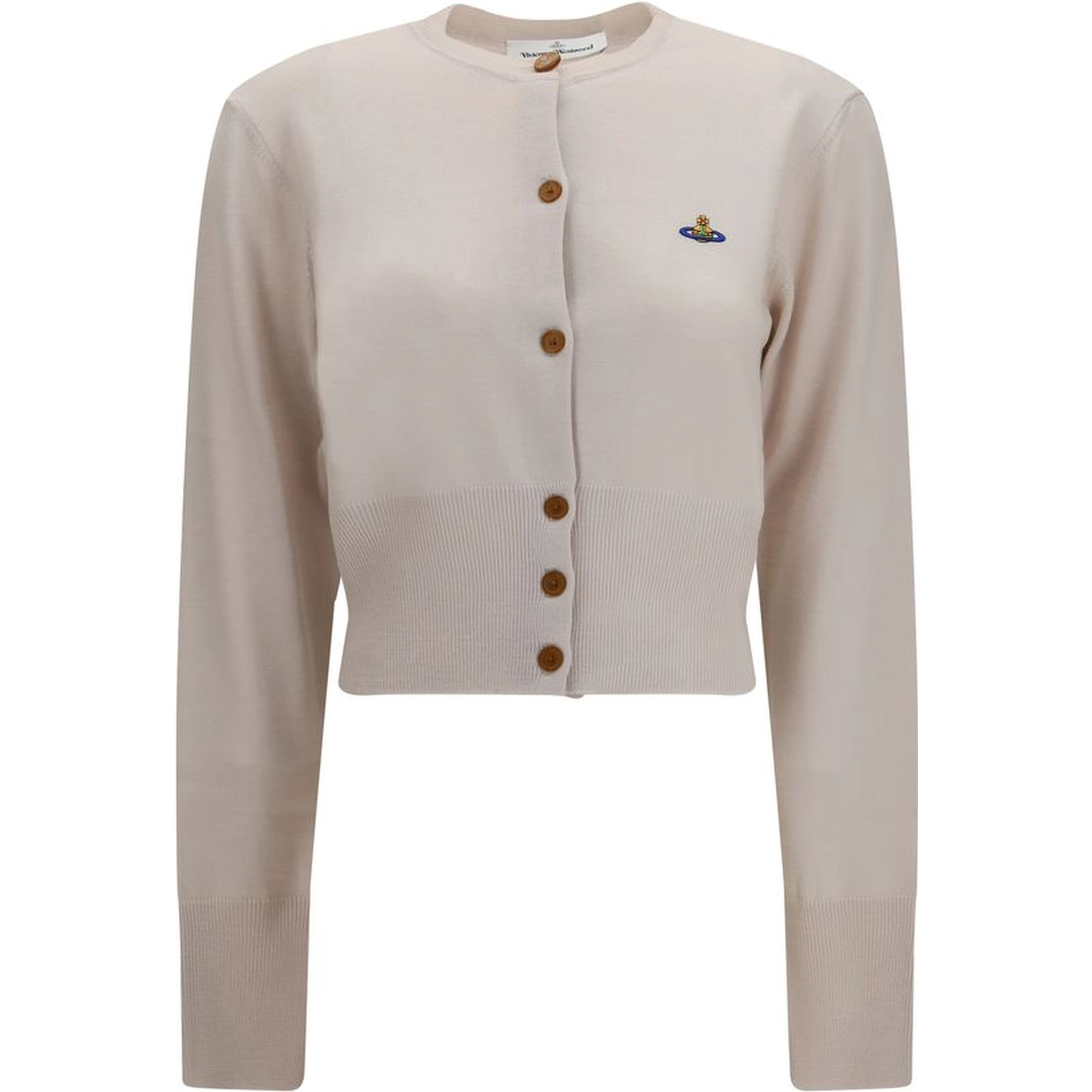 Beige Silk Cardigan