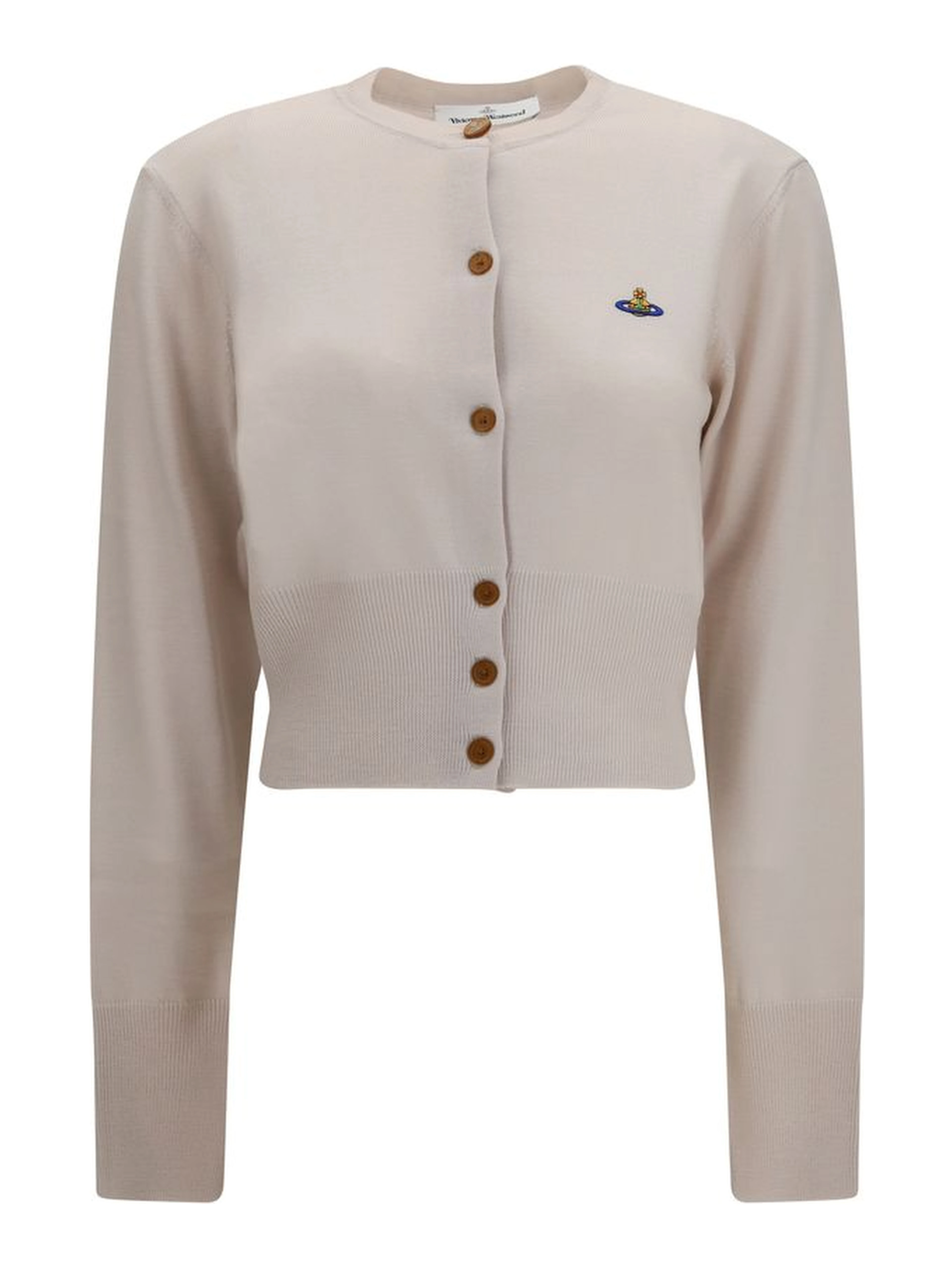 Beige Silk Cardigan