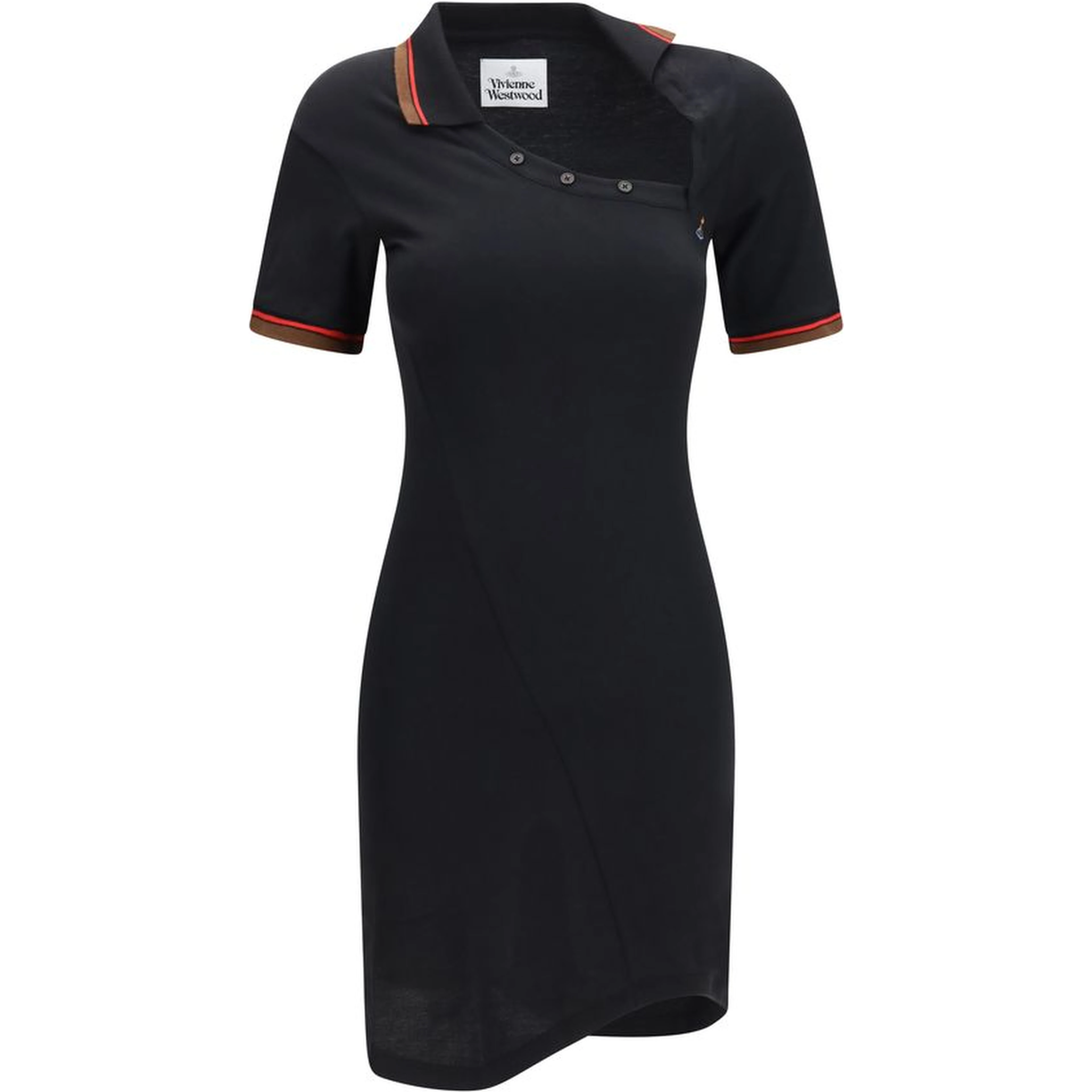 Black Cotton Casual Dress