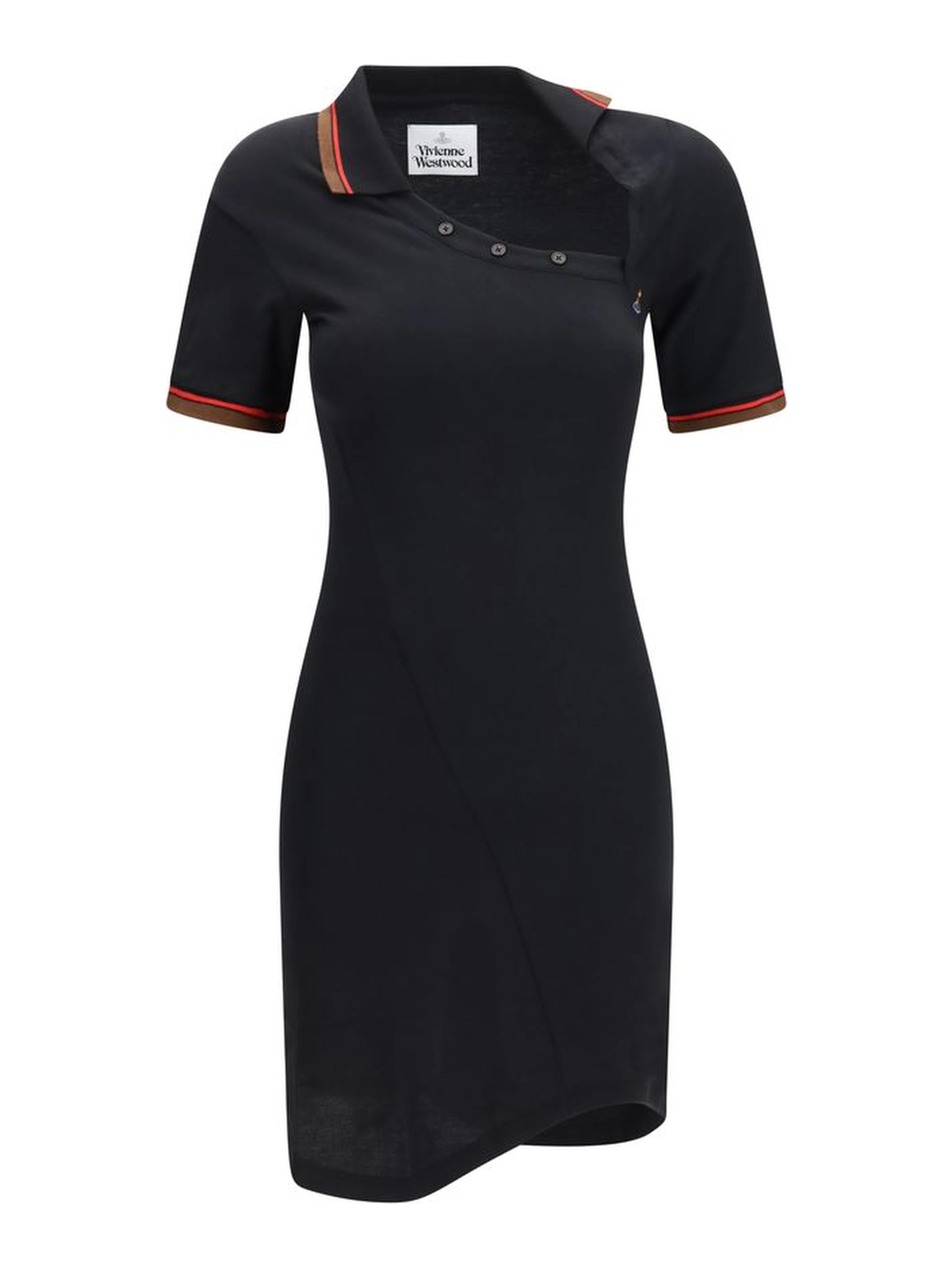 Black Cotton Casual Dress
