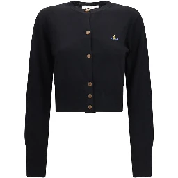 Black Silk Cardigan