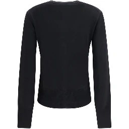 Black Wool Oves Aries Cardigan