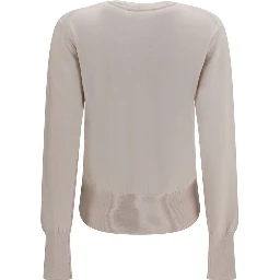 Beige Wool Oves Aries Cardigan