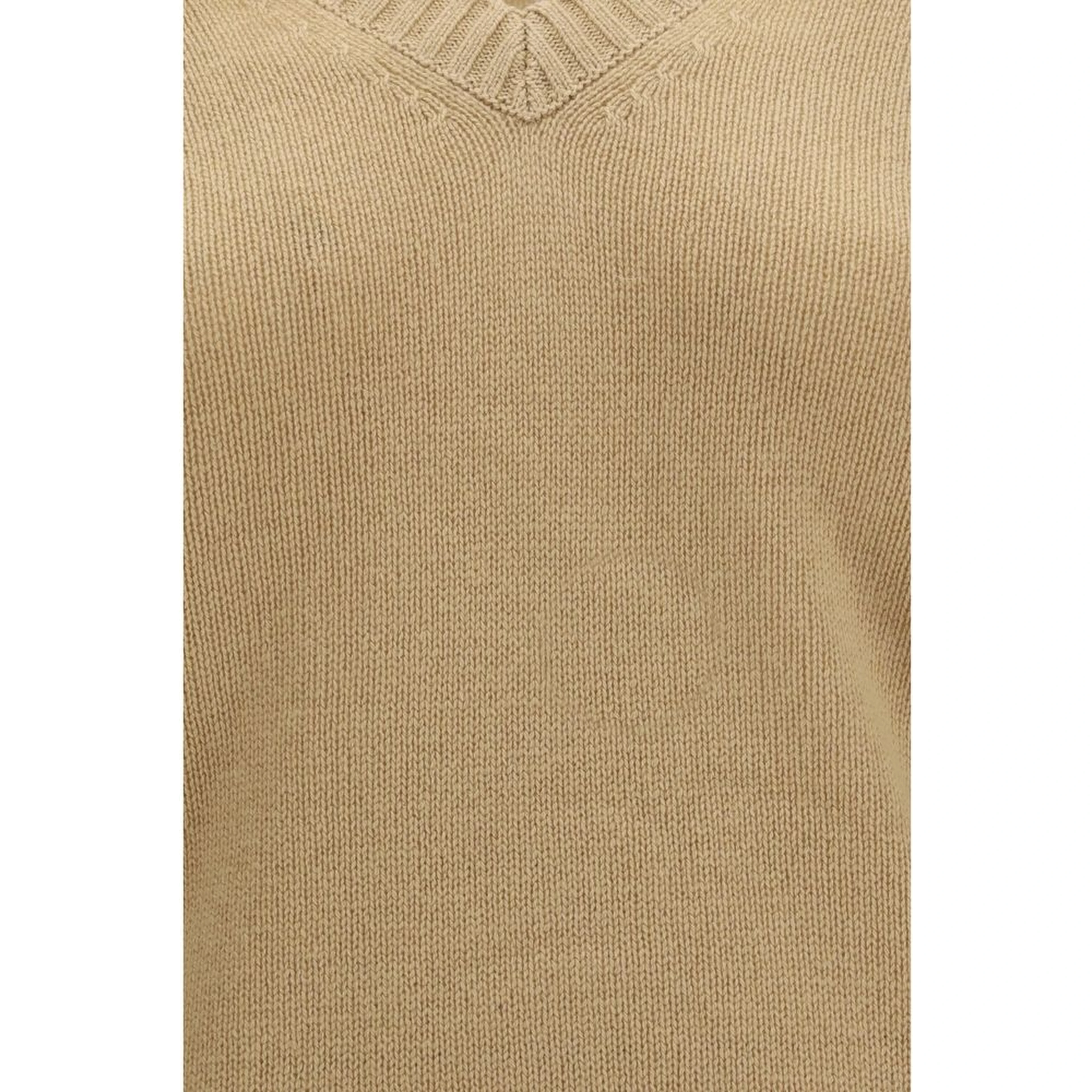 Beige Cashmere Sweater