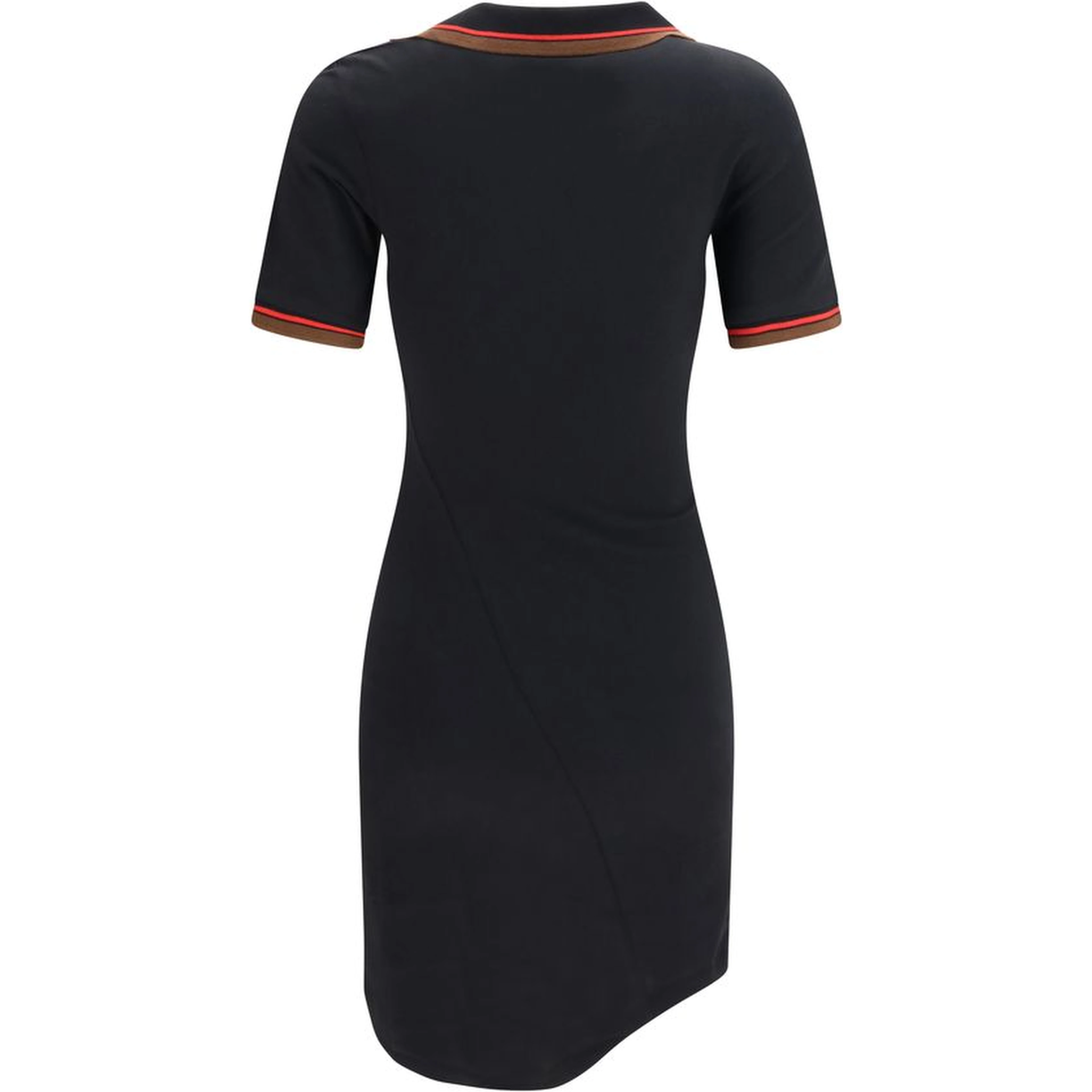 Black Cotton Casual Dress