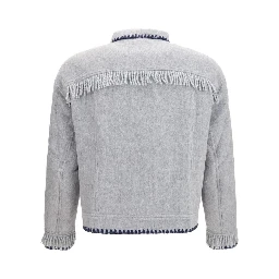 Blue Alpaca Vicugna Pacos Full-Length Jacket