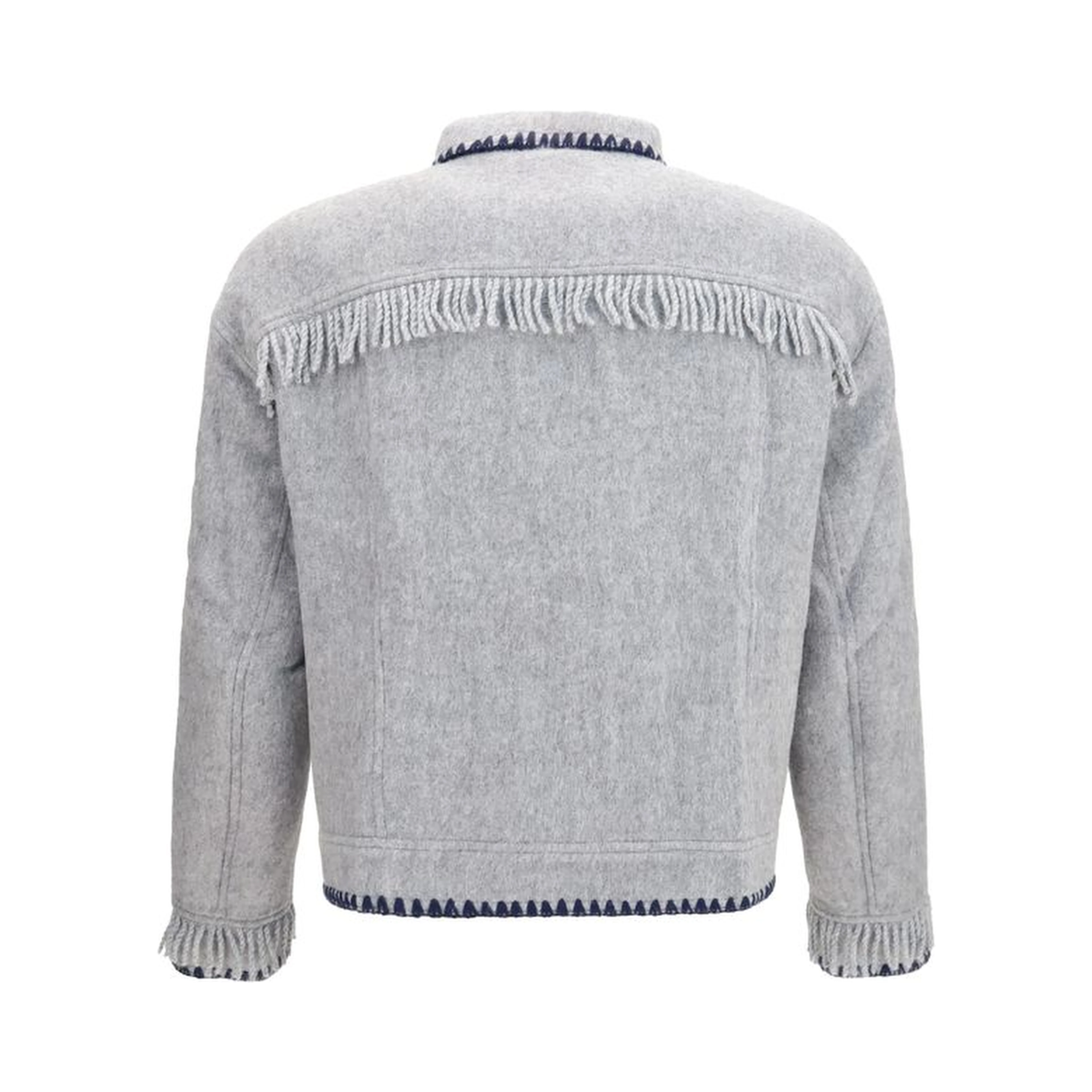 Blue Alpaca Vicugna Pacos Full-Length Jacket