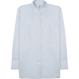 CAMICIA OVERSIZE IN COTONE E LINO