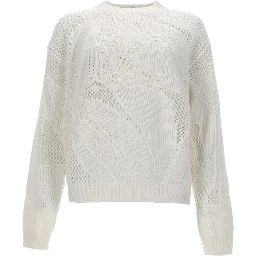 MAGLIA IN COTONE RICAMATO