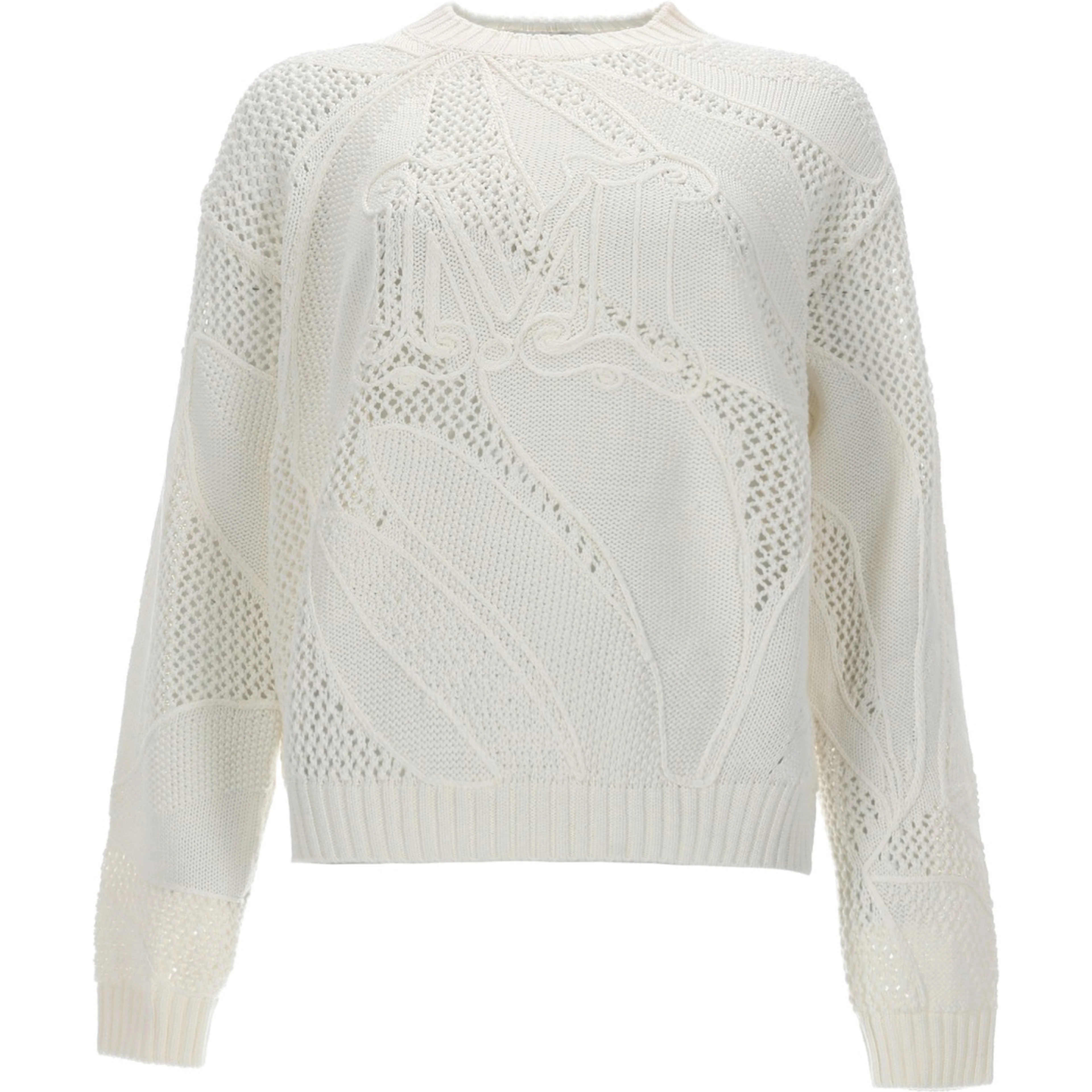 MAGLIA IN COTONE RICAMATO