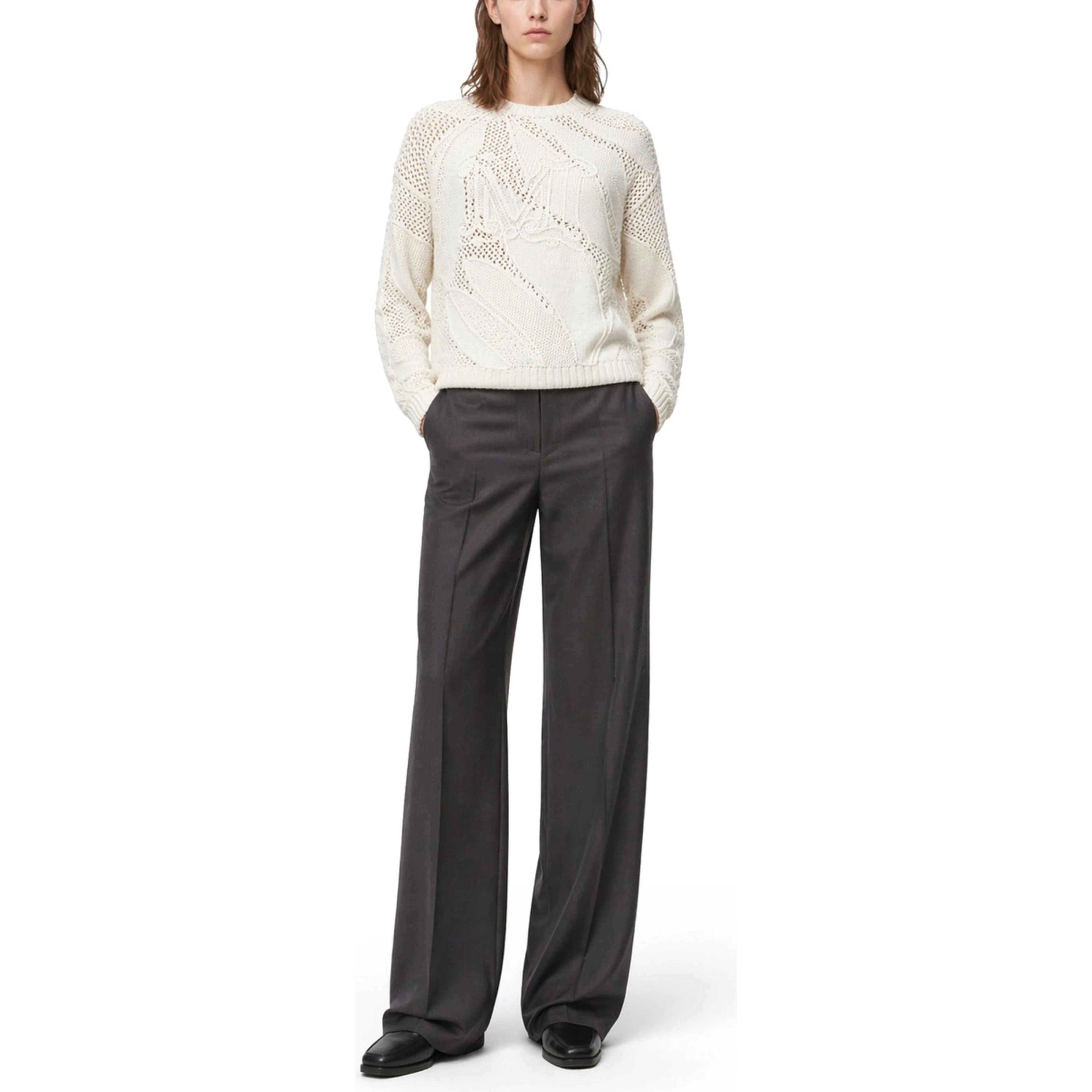 MAGLIA IN COTONE RICAMATO