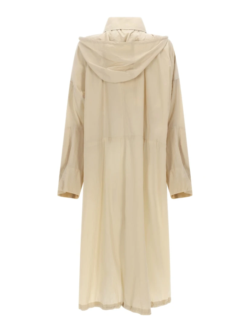 LONG RAINCOAT WITH HOOD