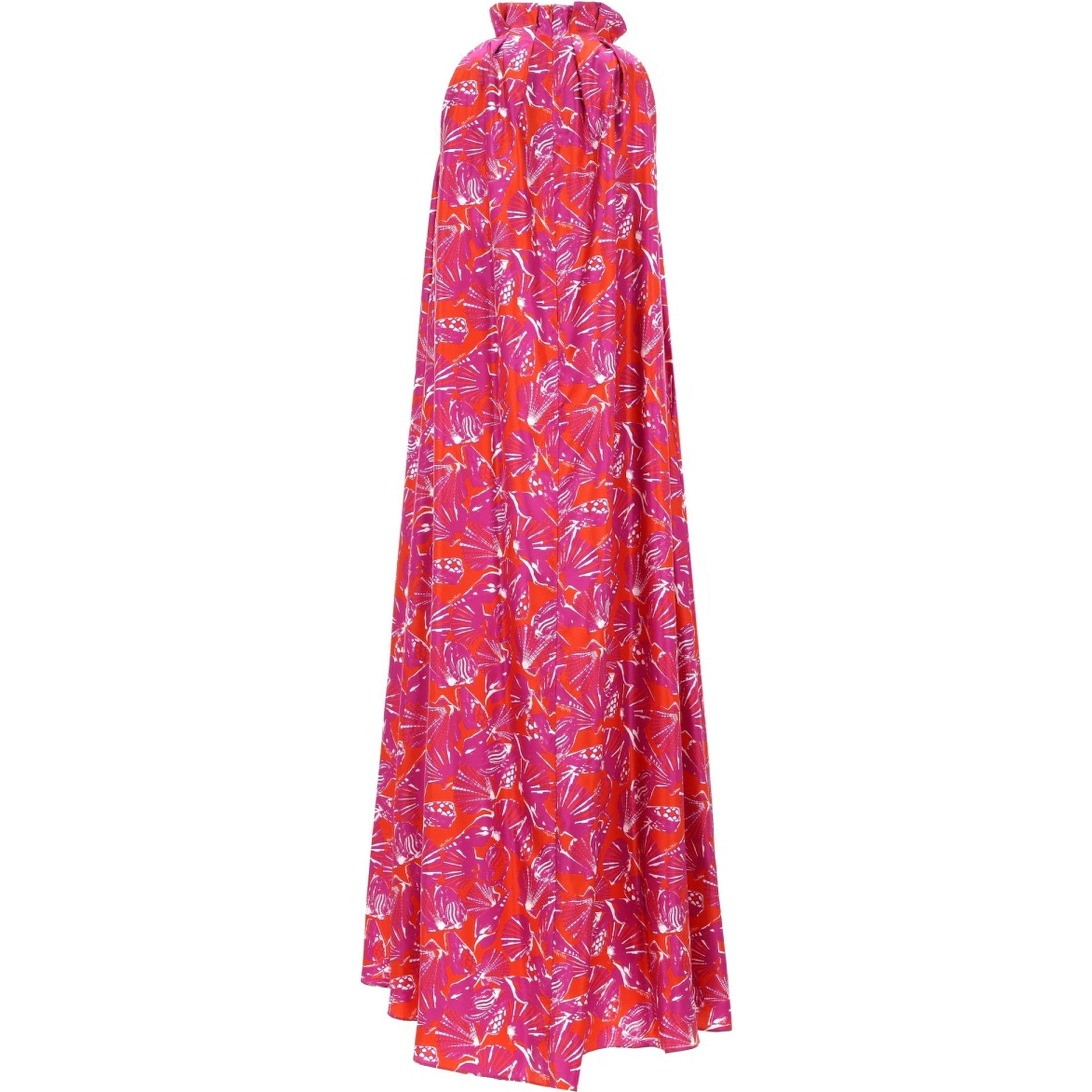 ABITO IN TWILL DI SETA STAMPATA