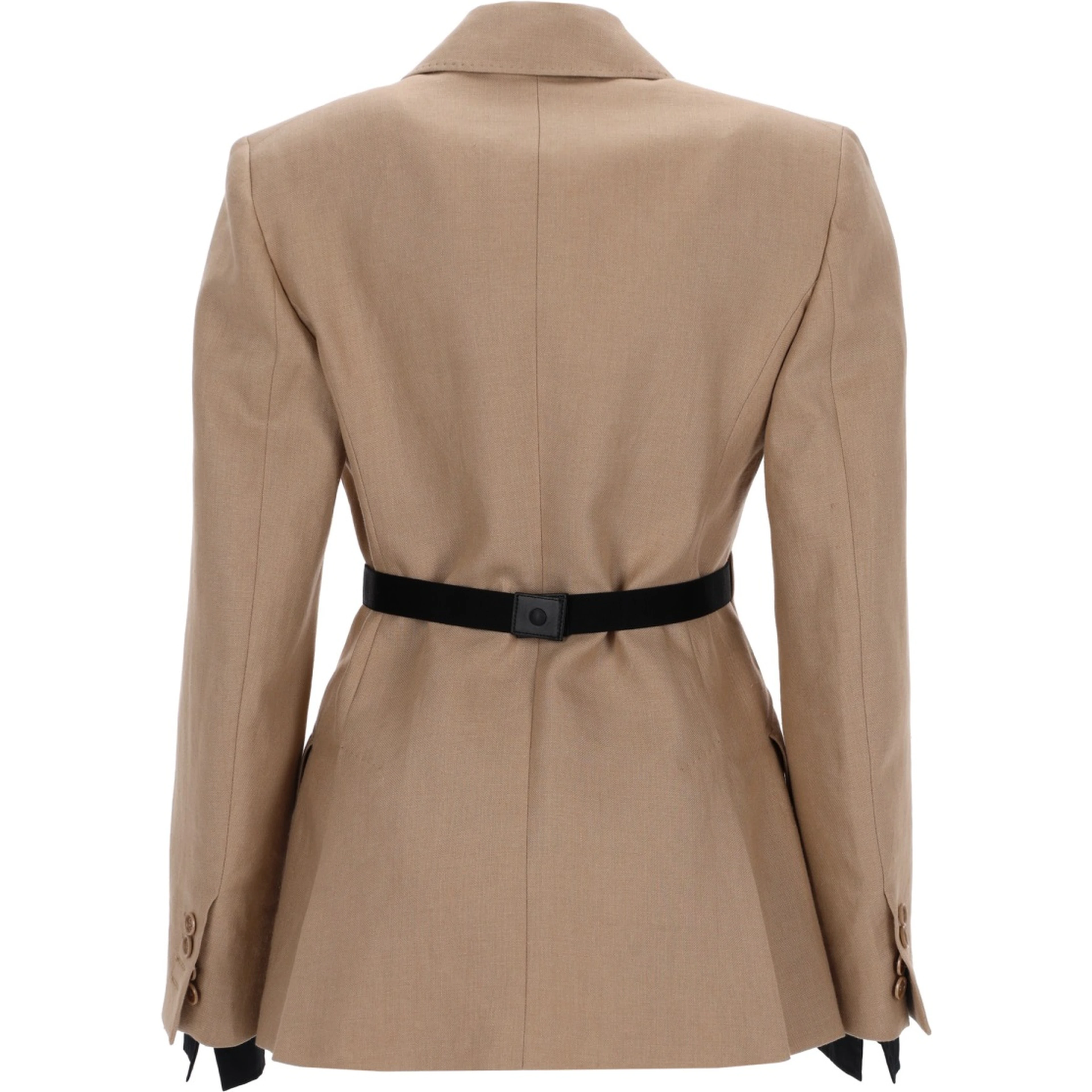 LINEN "SLING" DOUBLE-BREASTED BLAZER