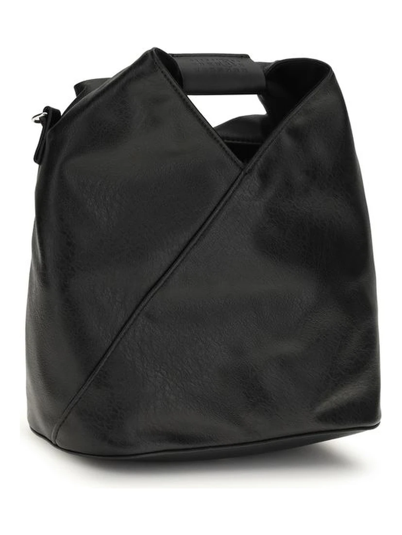 Black Polyethylene Shoulder Bag