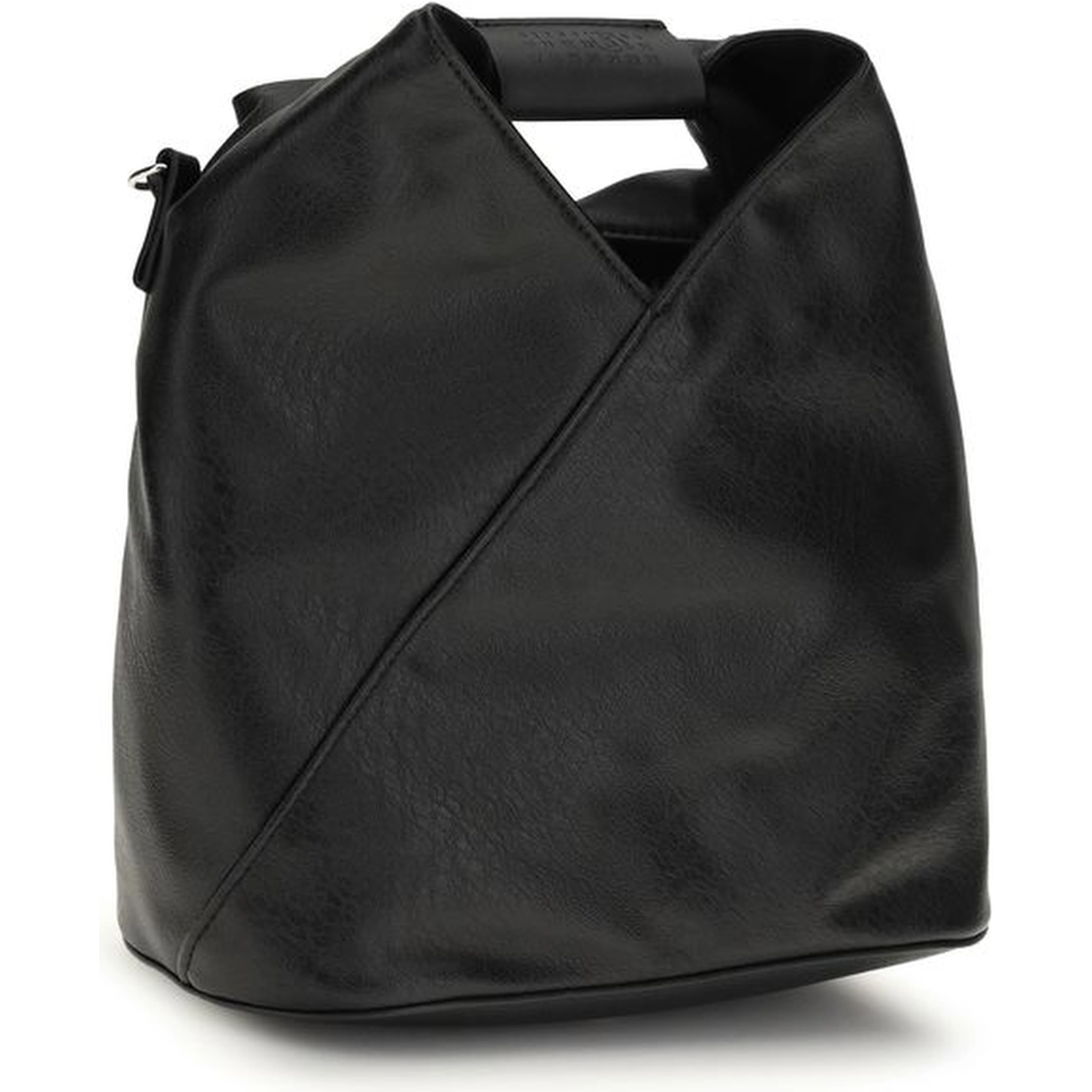 Black Polyethylene Shoulder Bag