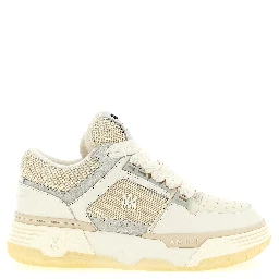 White Calfskin Chunky Sneakers