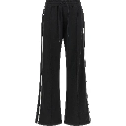 Black Polyester Joggers (Workout Pants)