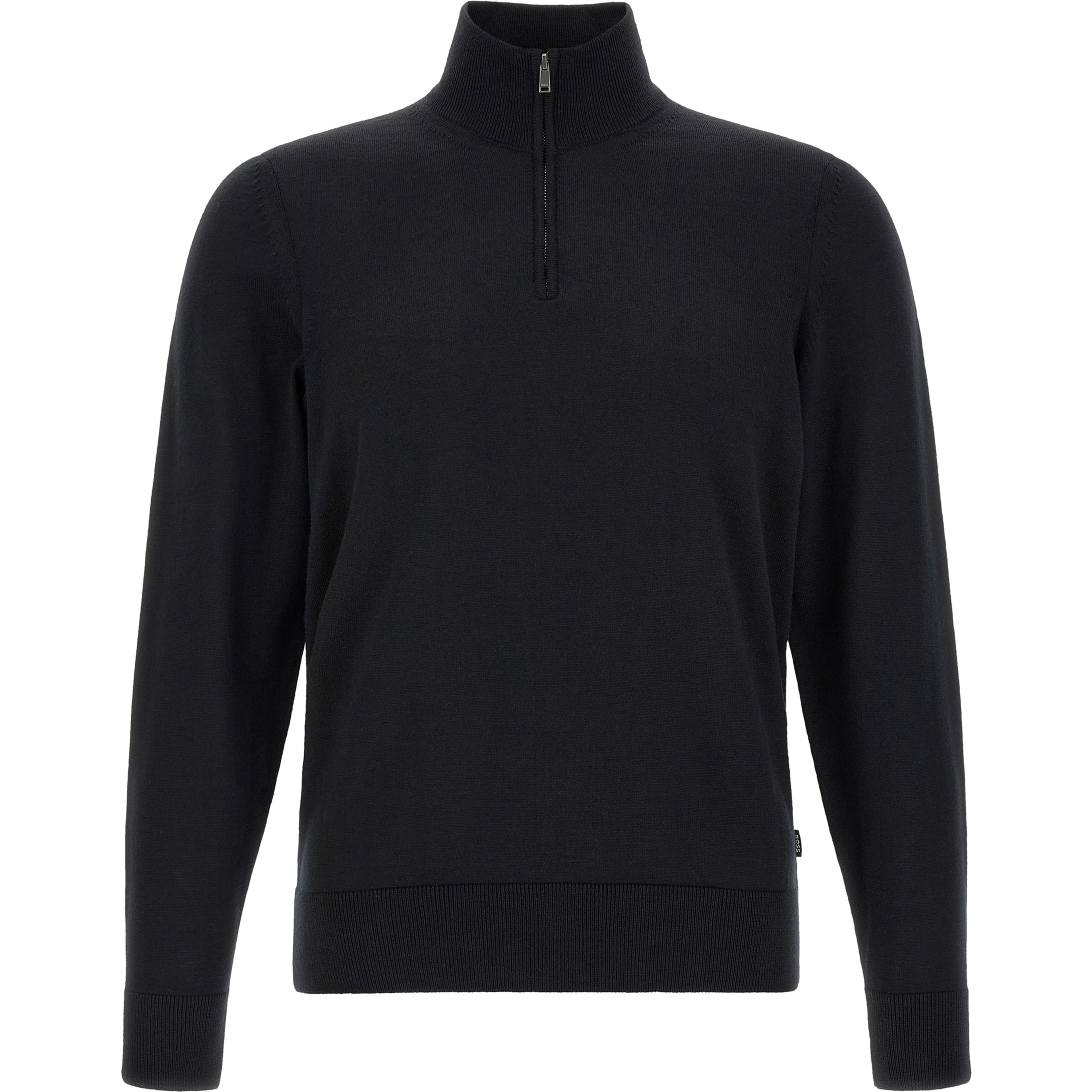 Black Virgin Wool Cardigan