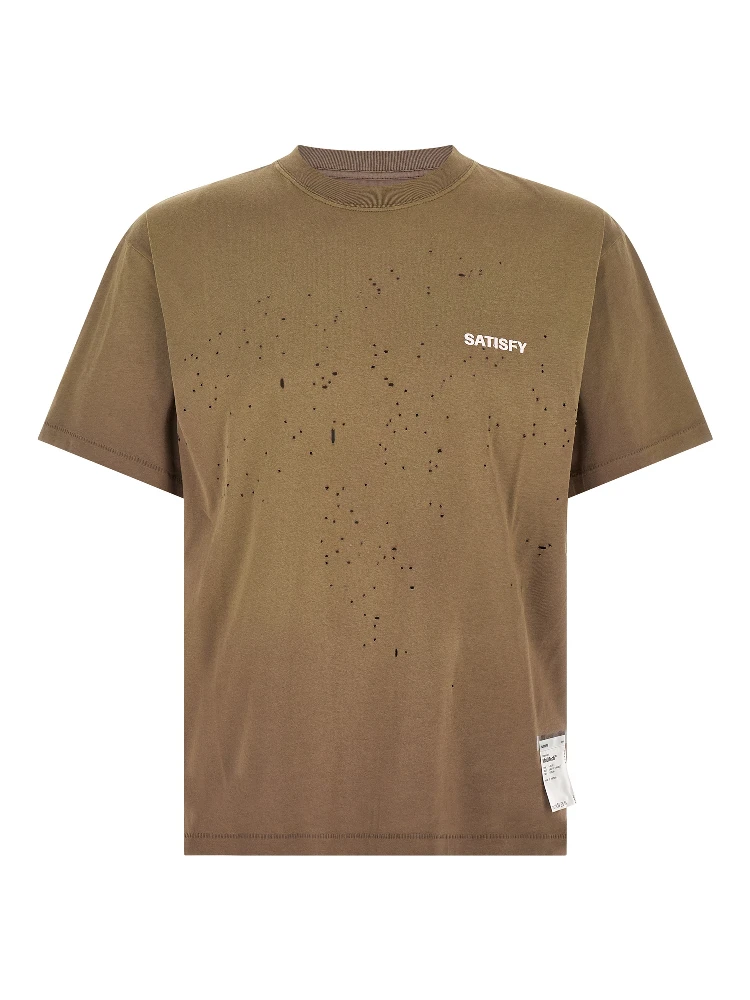 Brown Cotton T-Shirt