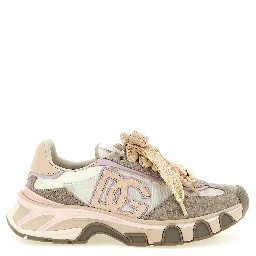 Beige Calfskin Athletic Sneakers