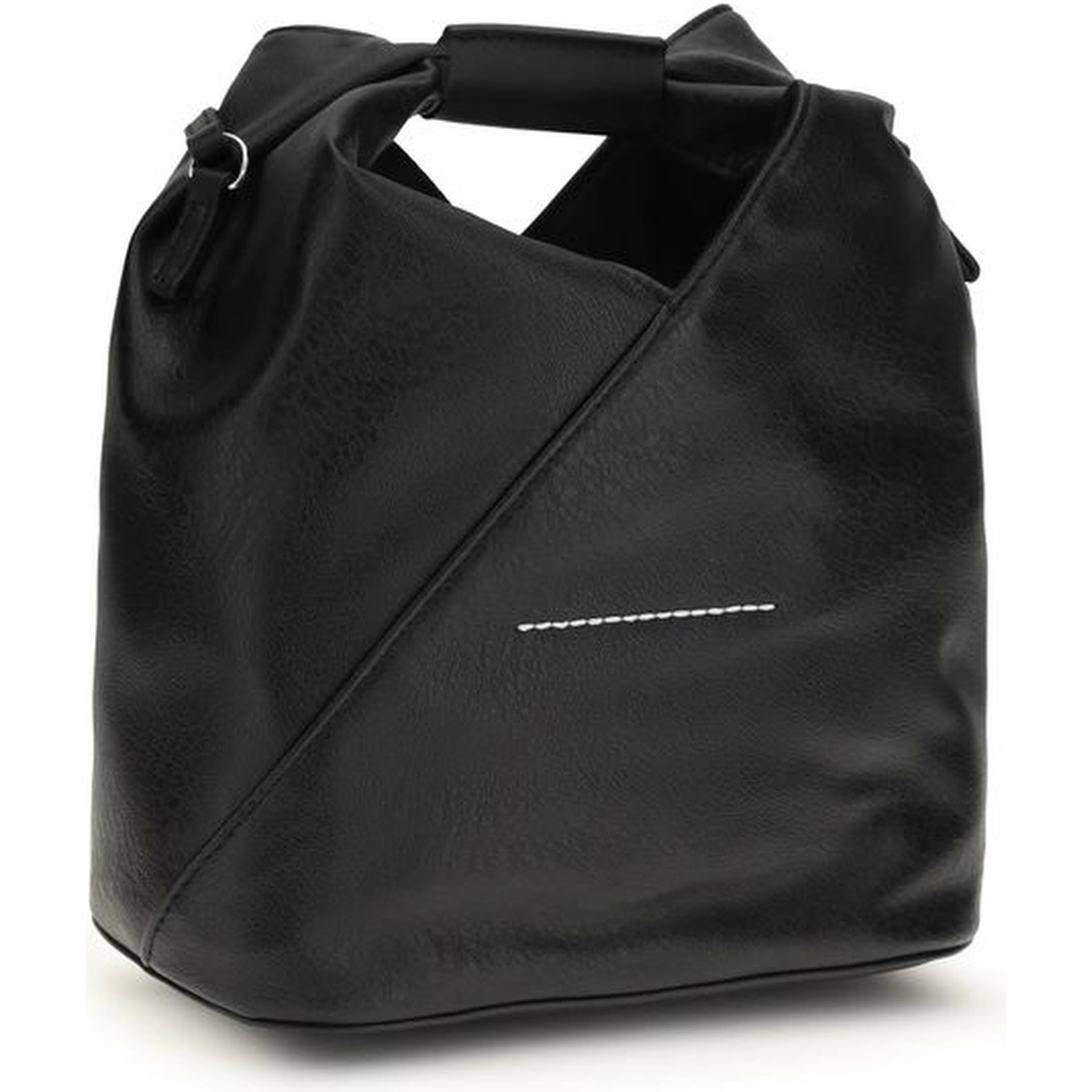 Black Polyethylene Shoulder Bag