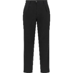 Black Polyester Dress Pants