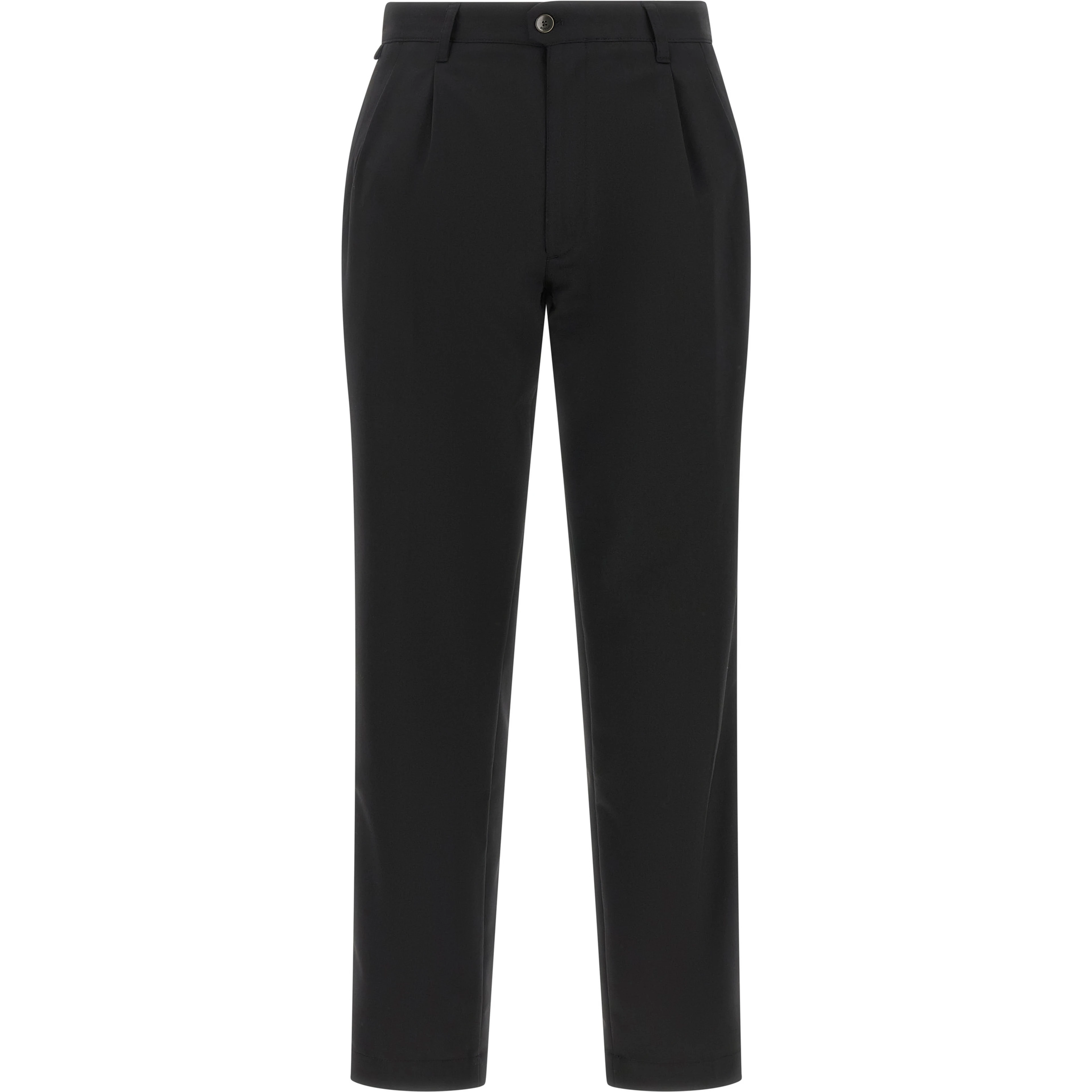 Black Polyester Dress Pants
