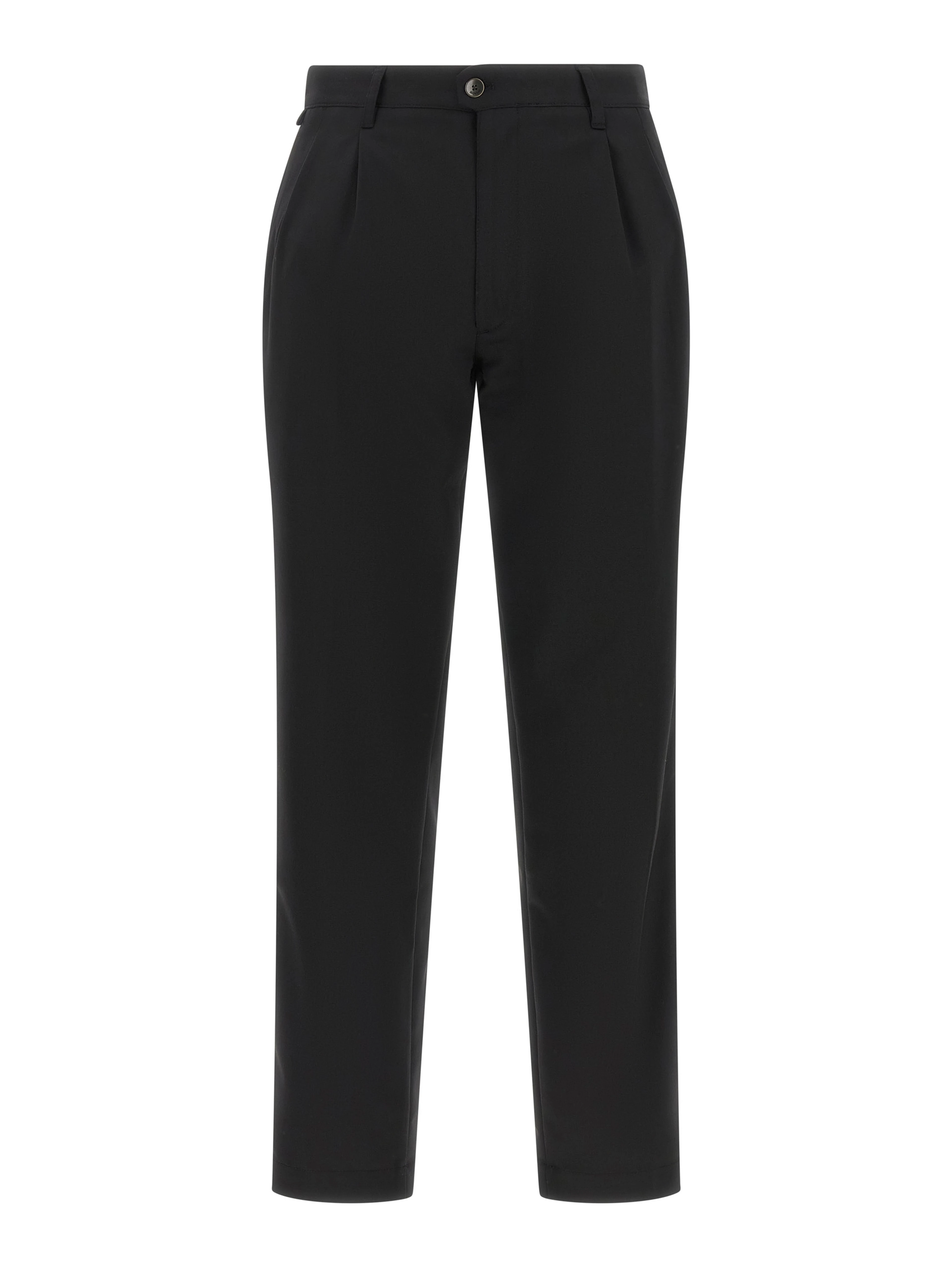 Black Polyester Dress Pants
