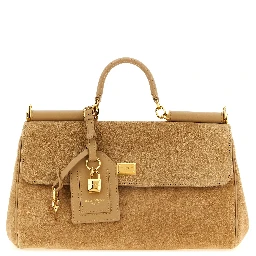 Beige Calfskin Handbag