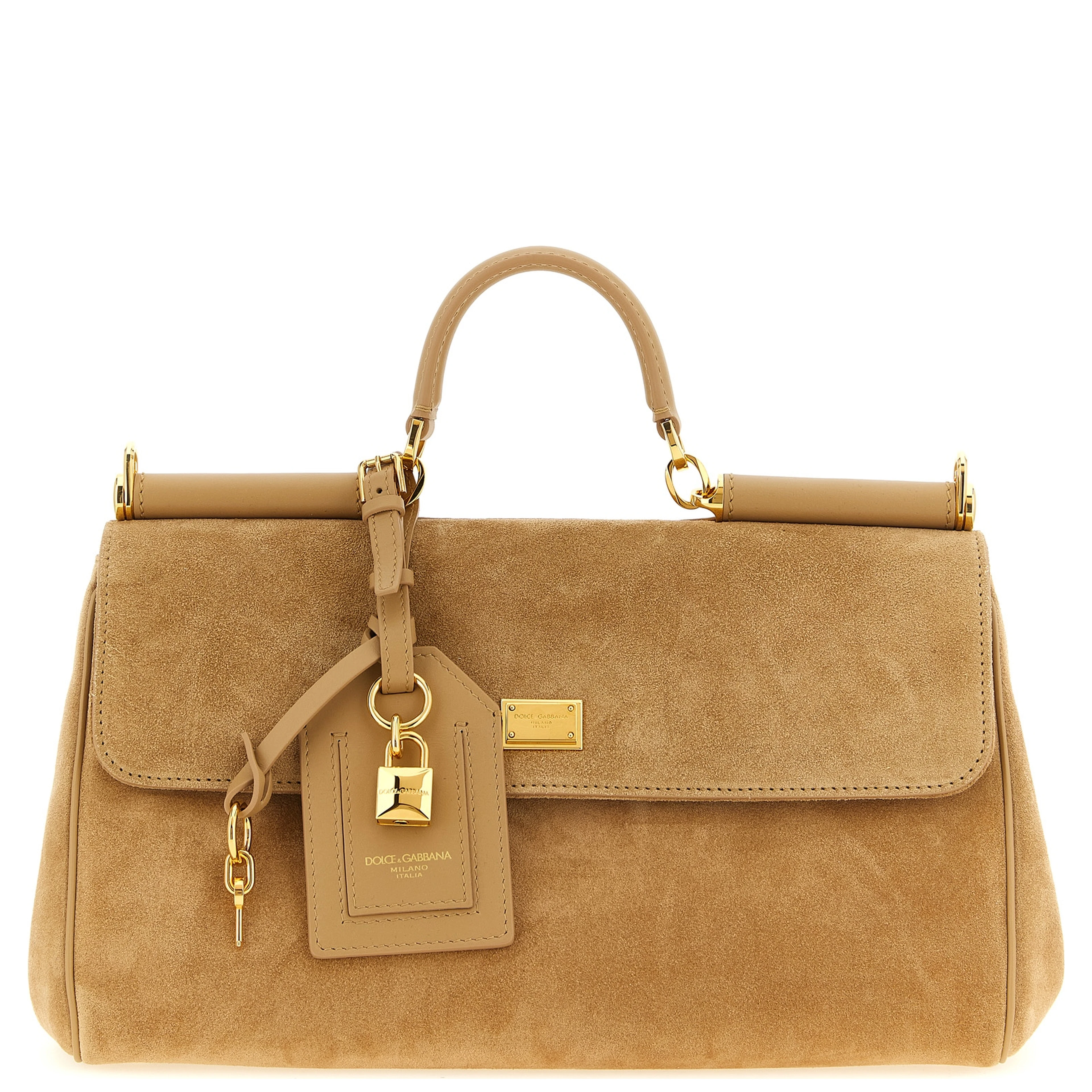 Beige Calfskin Handbag