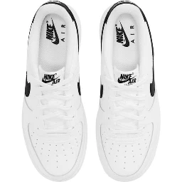 White Leather Low Top Sneakers