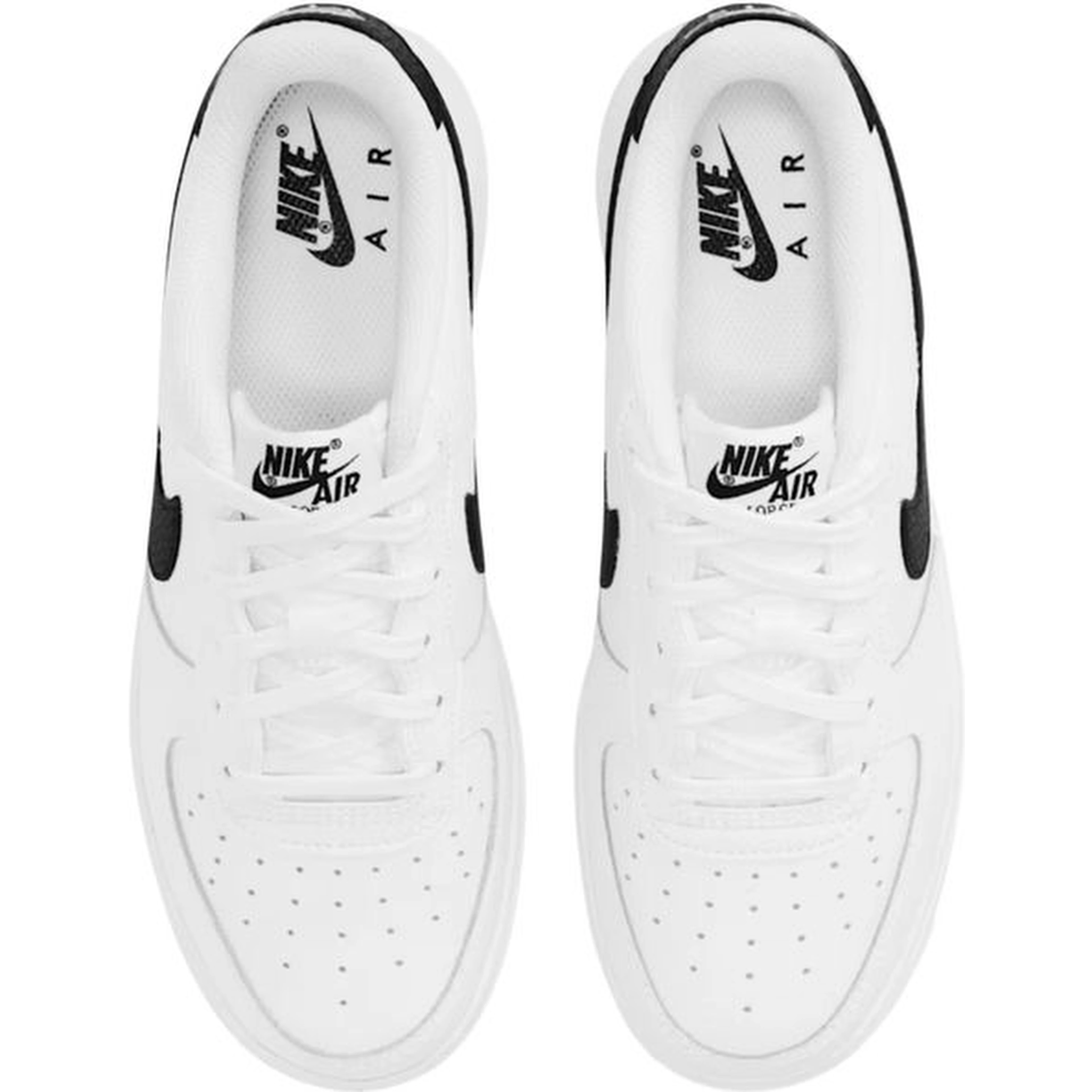 White Leather Low Top Sneakers