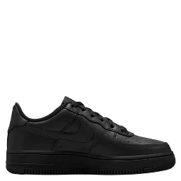 Black Leather Low Top Sneakers