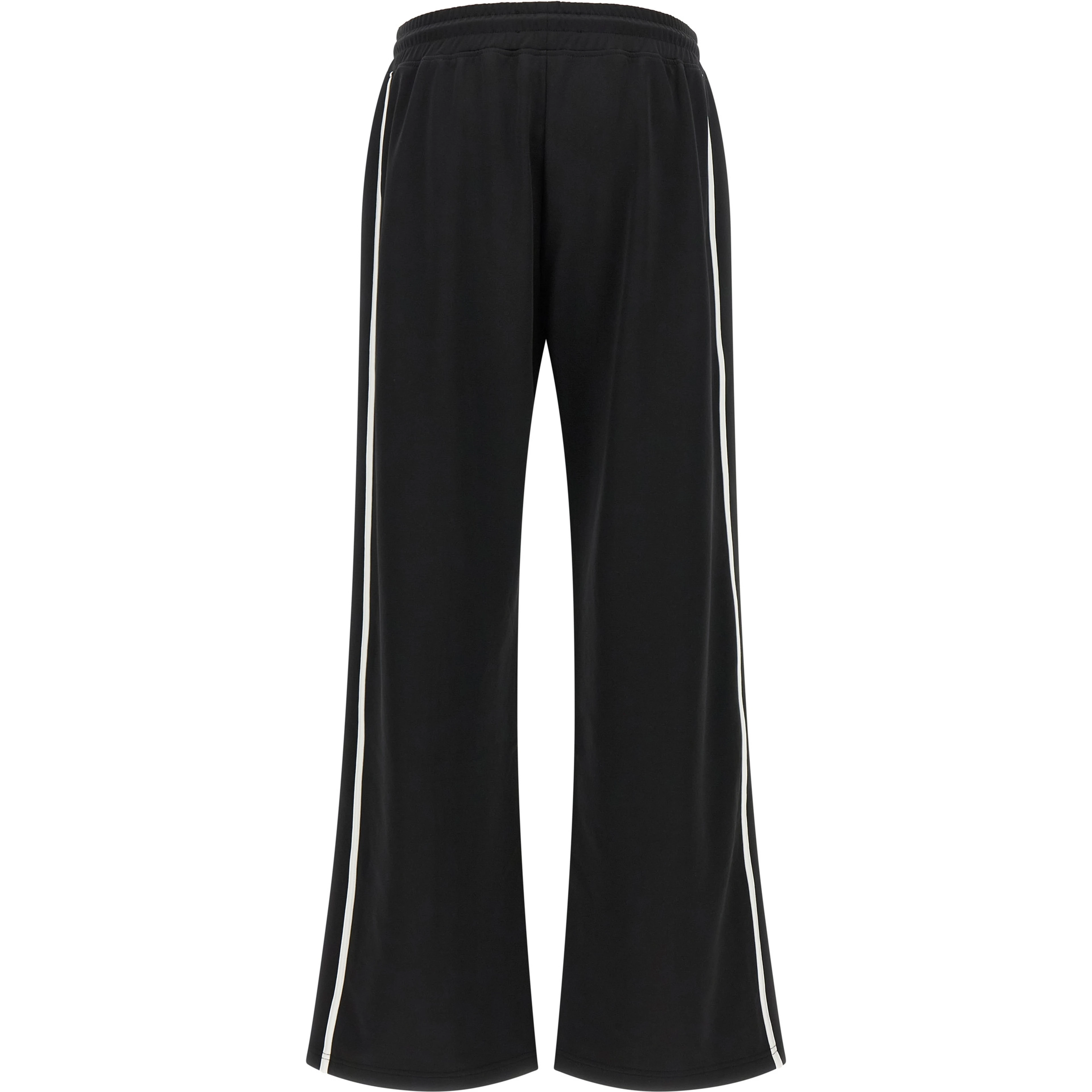 Black Polyester Joggers (Workout Pants)