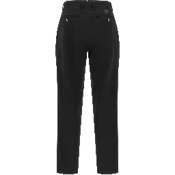 Black Polyester Dress Pants