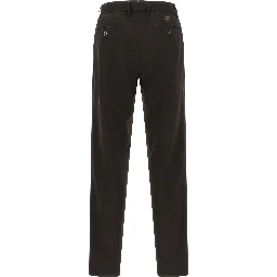 Brown Polyester Dress Pants