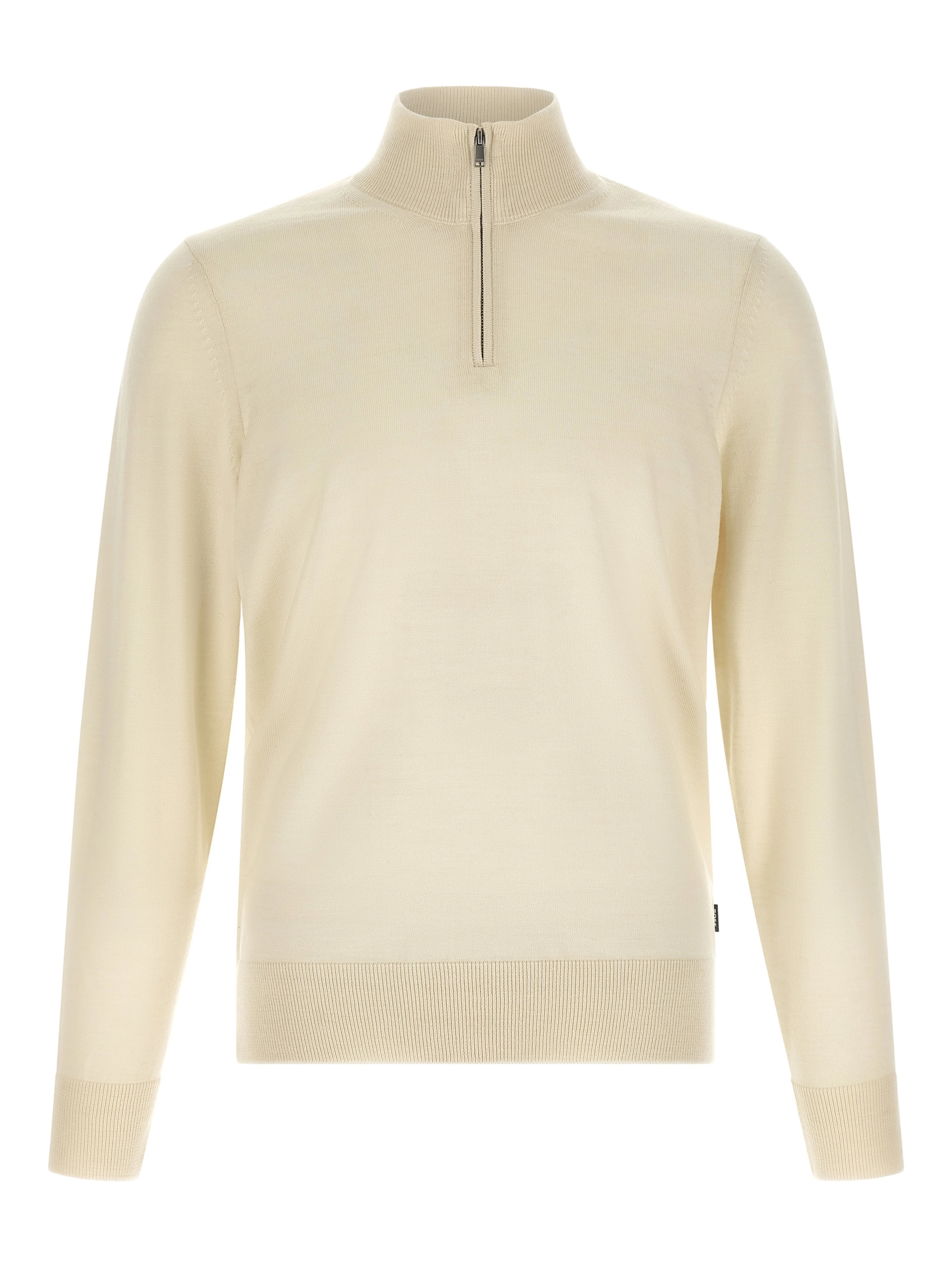 Beige Virgin Wool Cardigan