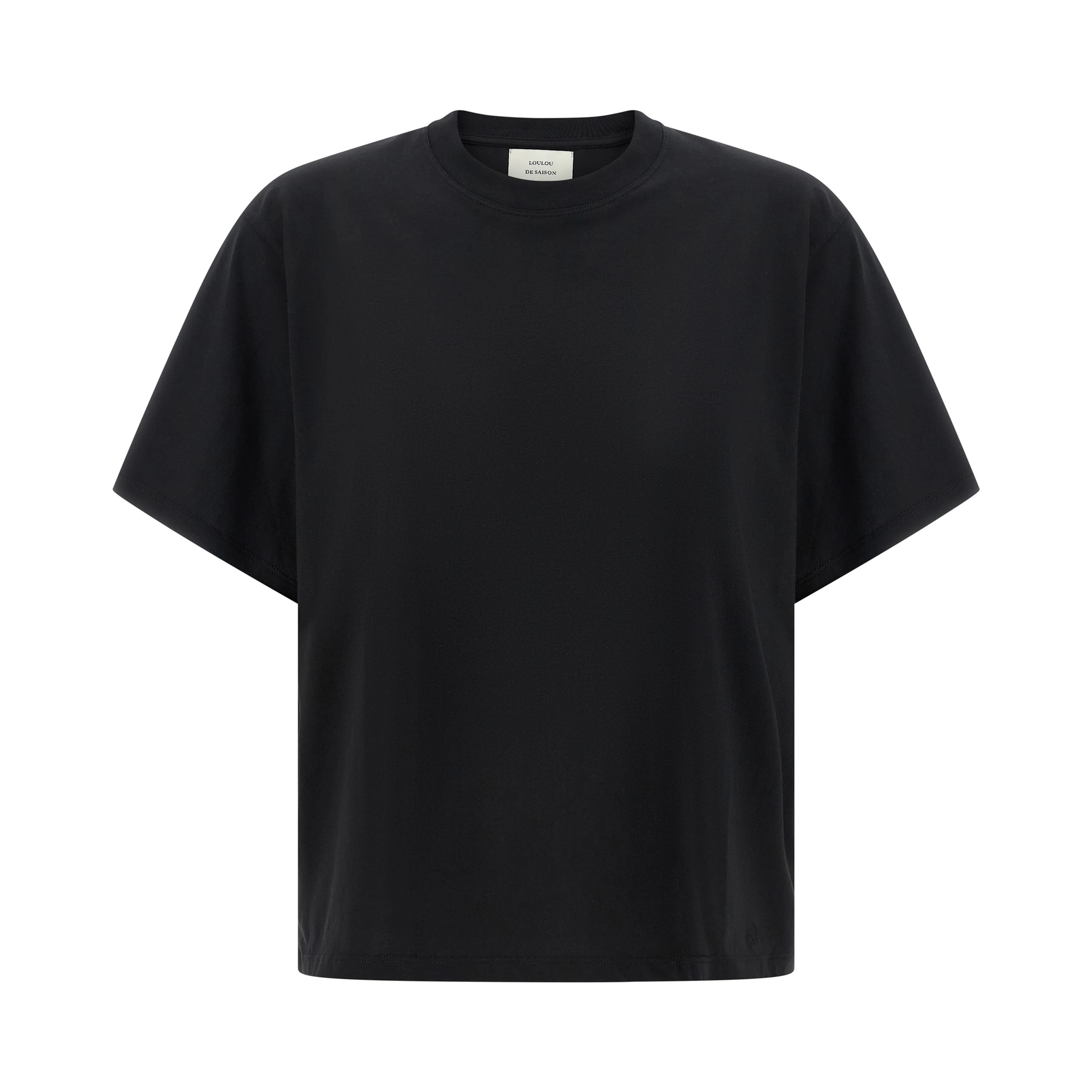 Black Cotton T-Shirt