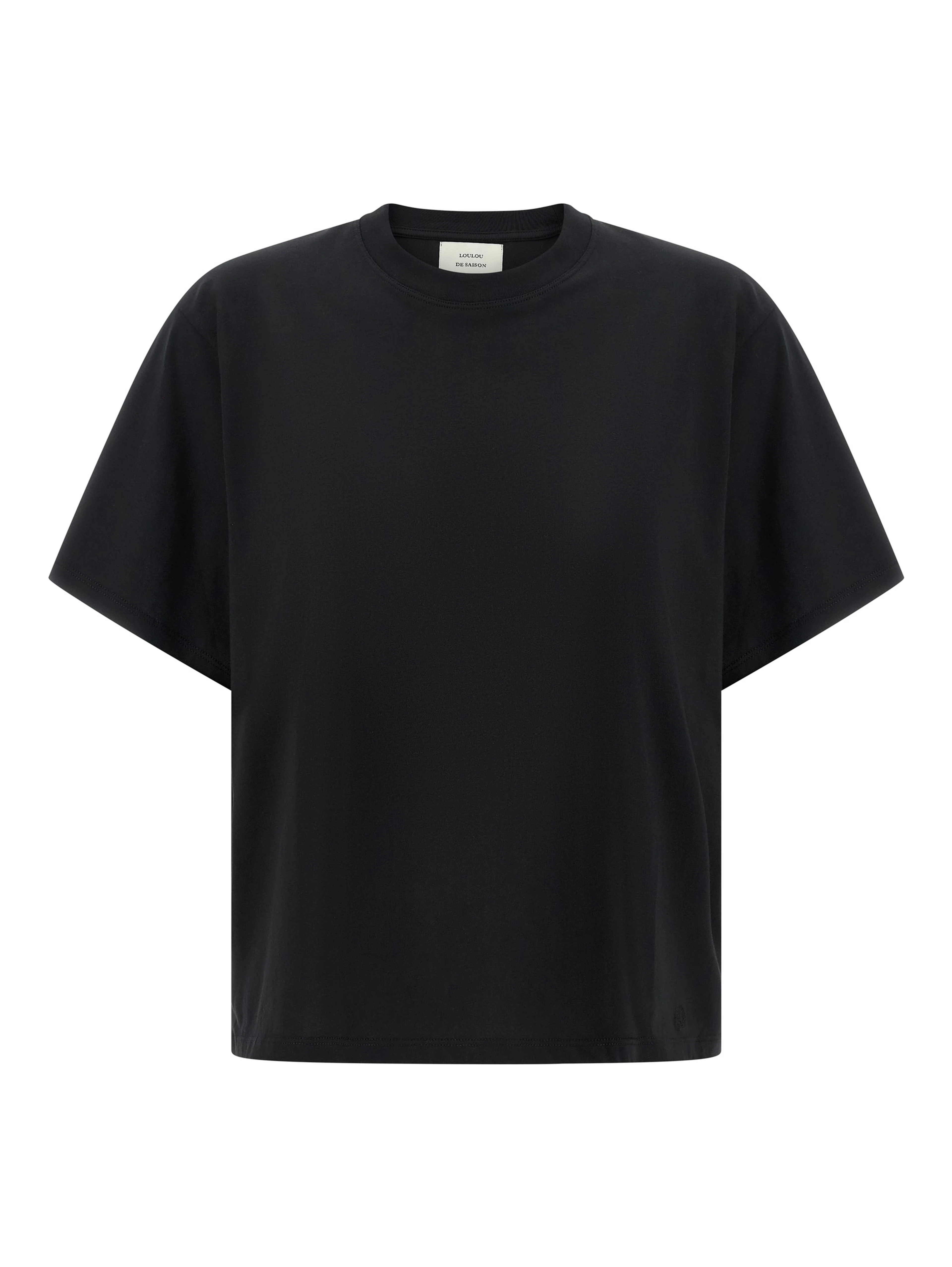 Black Cotton T-Shirt