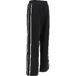 Black Polyester Joggers (Workout Pants)